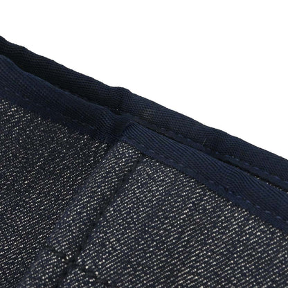 Chanel Navy Denim Medium Deauville 2way Shoulder Tote Handbag