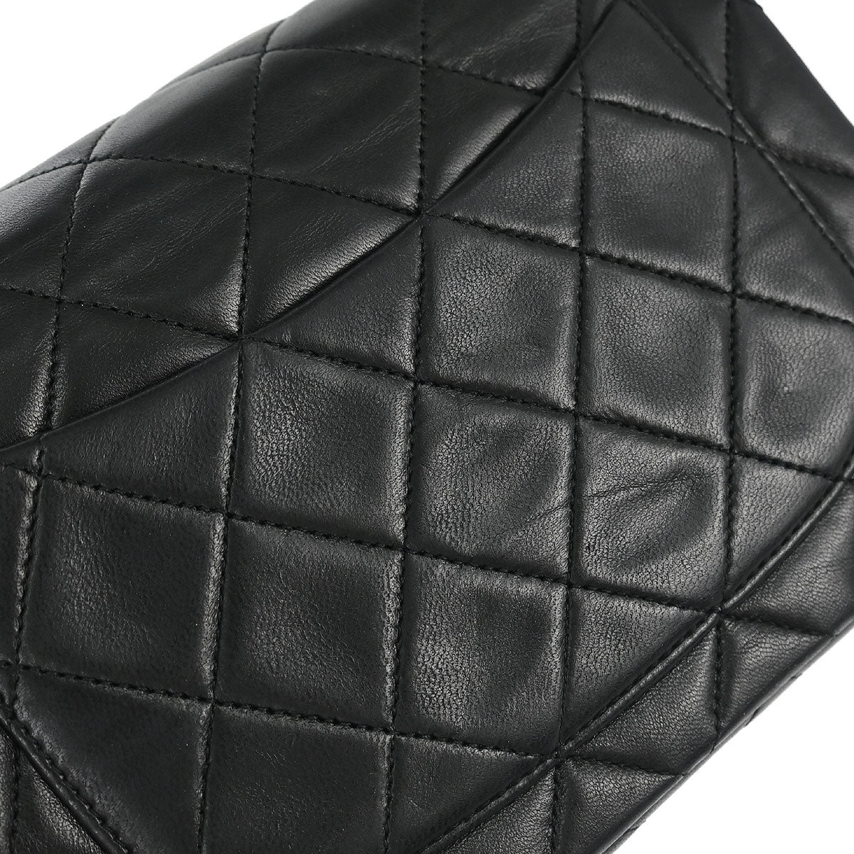 Chanel 1989-1991 Black Lambskin Mini Classic Square Flap Shoulder Bag 17