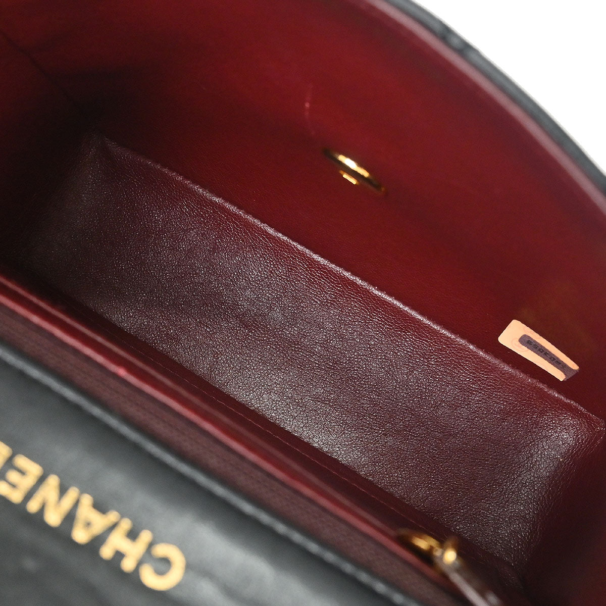 Chanel 1989-1991 Black Lambskin Mini Classic Square Flap Shoulder Bag 17