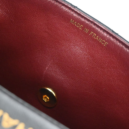 Chanel 1989-1991 Black Lambskin Mini Classic Square Flap Shoulder Bag 17