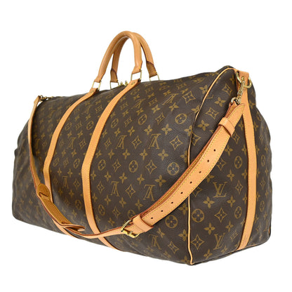 Louis Vuitton Monogram Keepall Bandouliere 60 Duffle Bag M41412