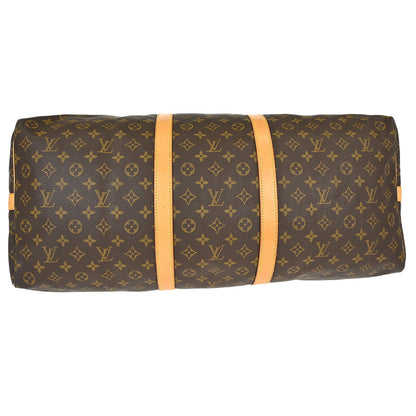 Louis Vuitton Monogram Keepall Bandouliere 60 Duffle Bag M41412