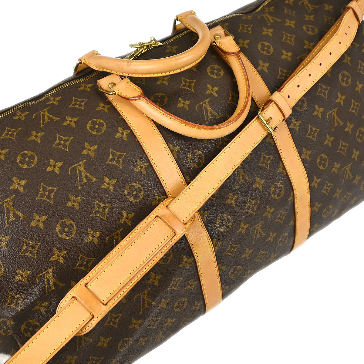 Louis Vuitton Monogram Keepall Bandouliere 60 Duffle Bag M41412