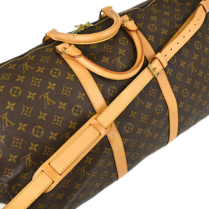 Louis Vuitton Monogram Keepall Bandouliere 60 Duffle Bag M41412