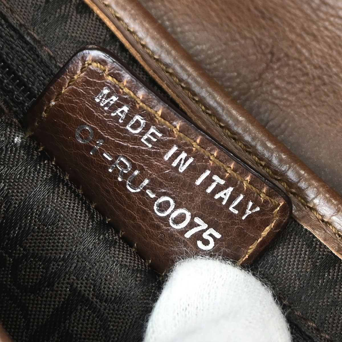 Christian Dior Brown Shearling Lambskin Saddle Handbag
