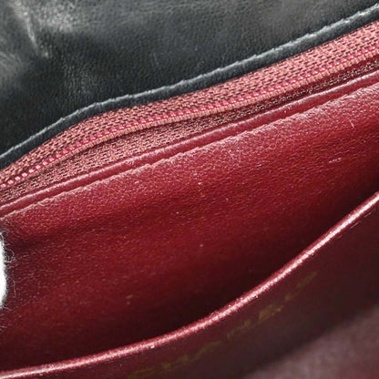 Chanel 1997-1999 Black Lambskin Mini Classic Square Flap Shoulder Bag 17