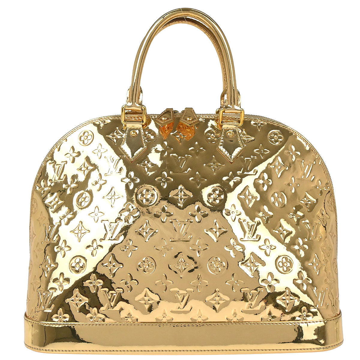 Louis Vuitton Gold Monogram Miroir Alma MM Handbag M93624
