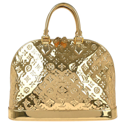 Louis Vuitton Gold Monogram Miroir Alma MM Handbag M93624