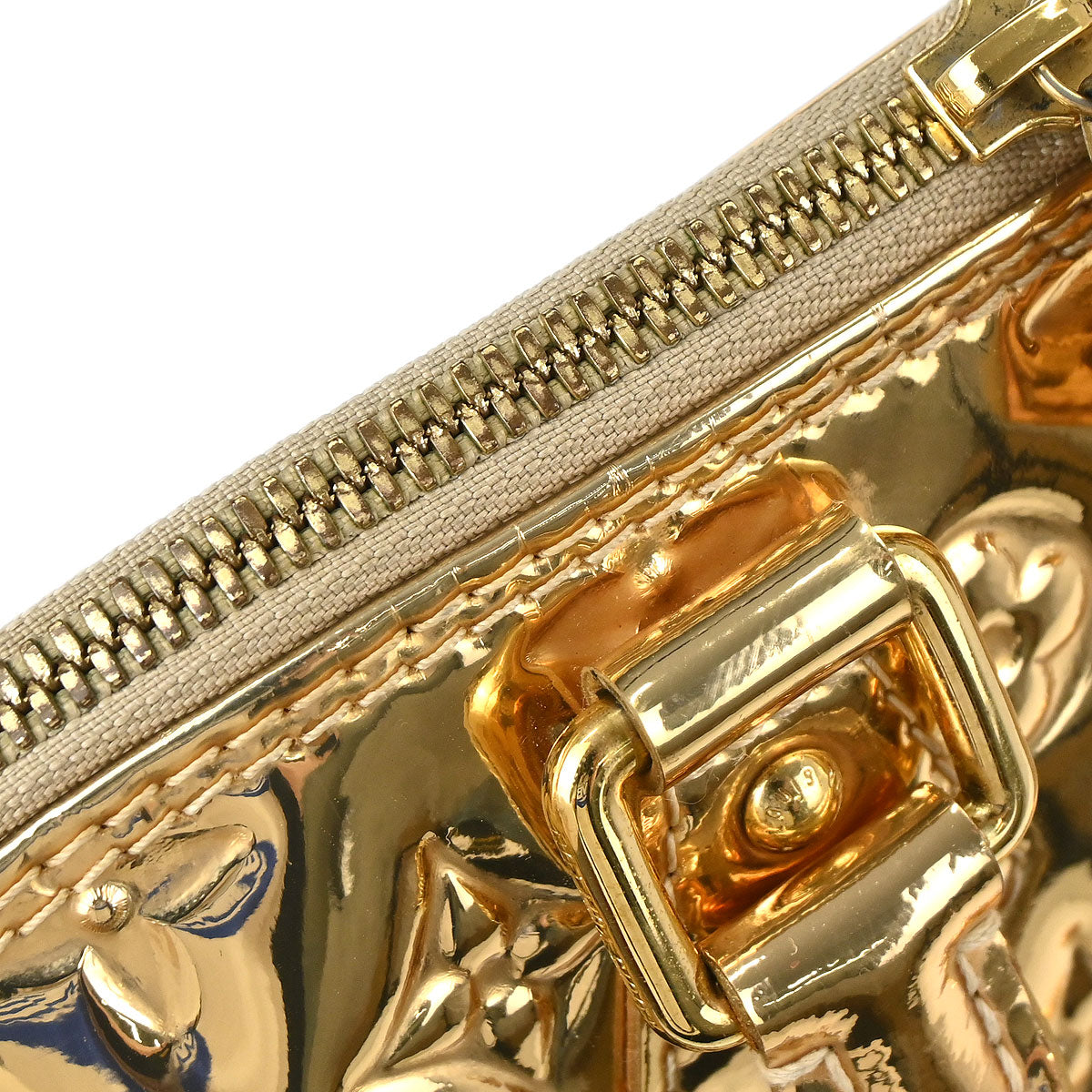 Louis Vuitton Gold Monogram Miroir Alma MM Handbag M93624