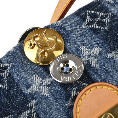 Louis Vuitton Blue Monogram Denim Mini Pleaty Raye Handbag M95332