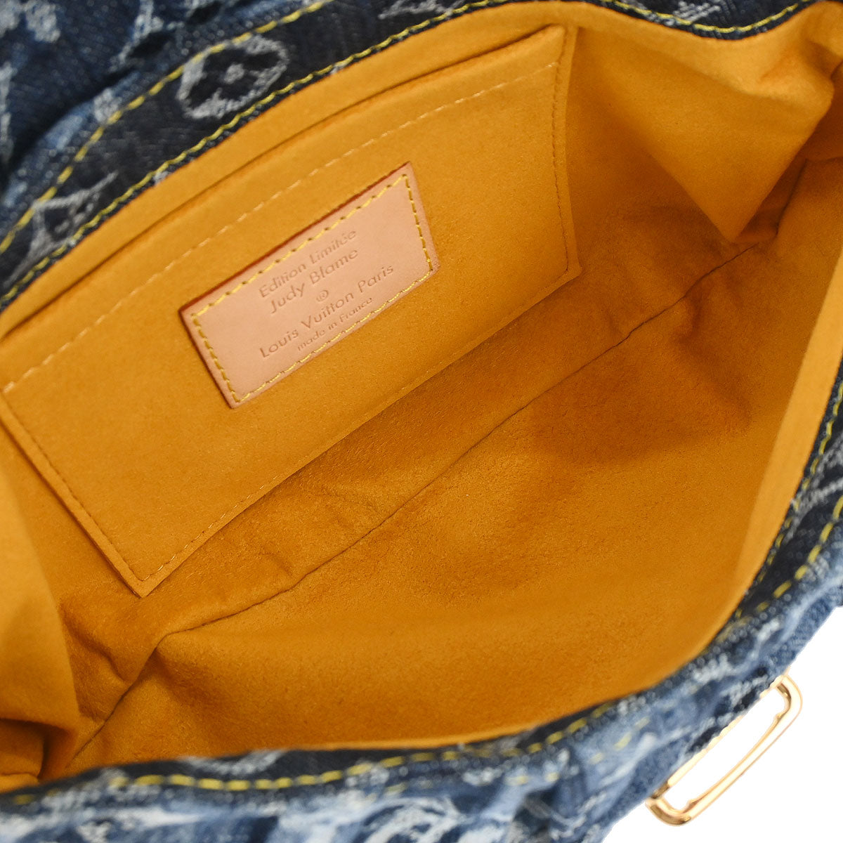 Louis Vuitton Blue Monogram Denim Mini Pleaty Raye Handbag M95332