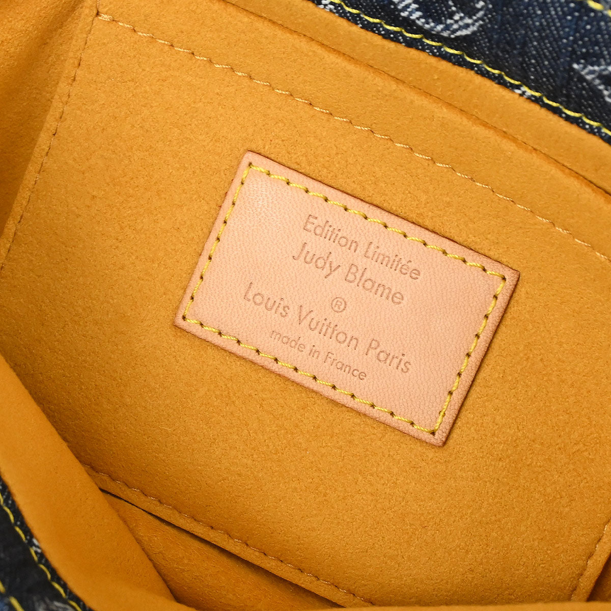 Louis Vuitton Blue Monogram Denim Mini Pleaty Raye Handbag M95332