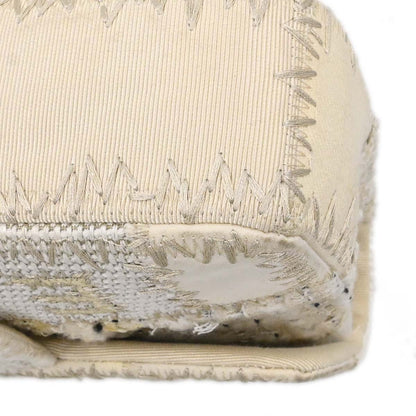 Chanel Ivory Tweed Patchwork Shoulder Bag