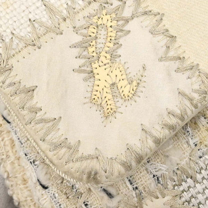 Chanel Ivory Tweed Patchwork Shoulder Bag