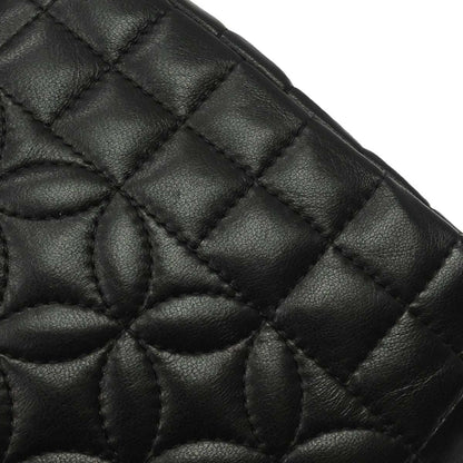 Chanel Black Lambskin Lady Graphic Flap Shoulder Bag