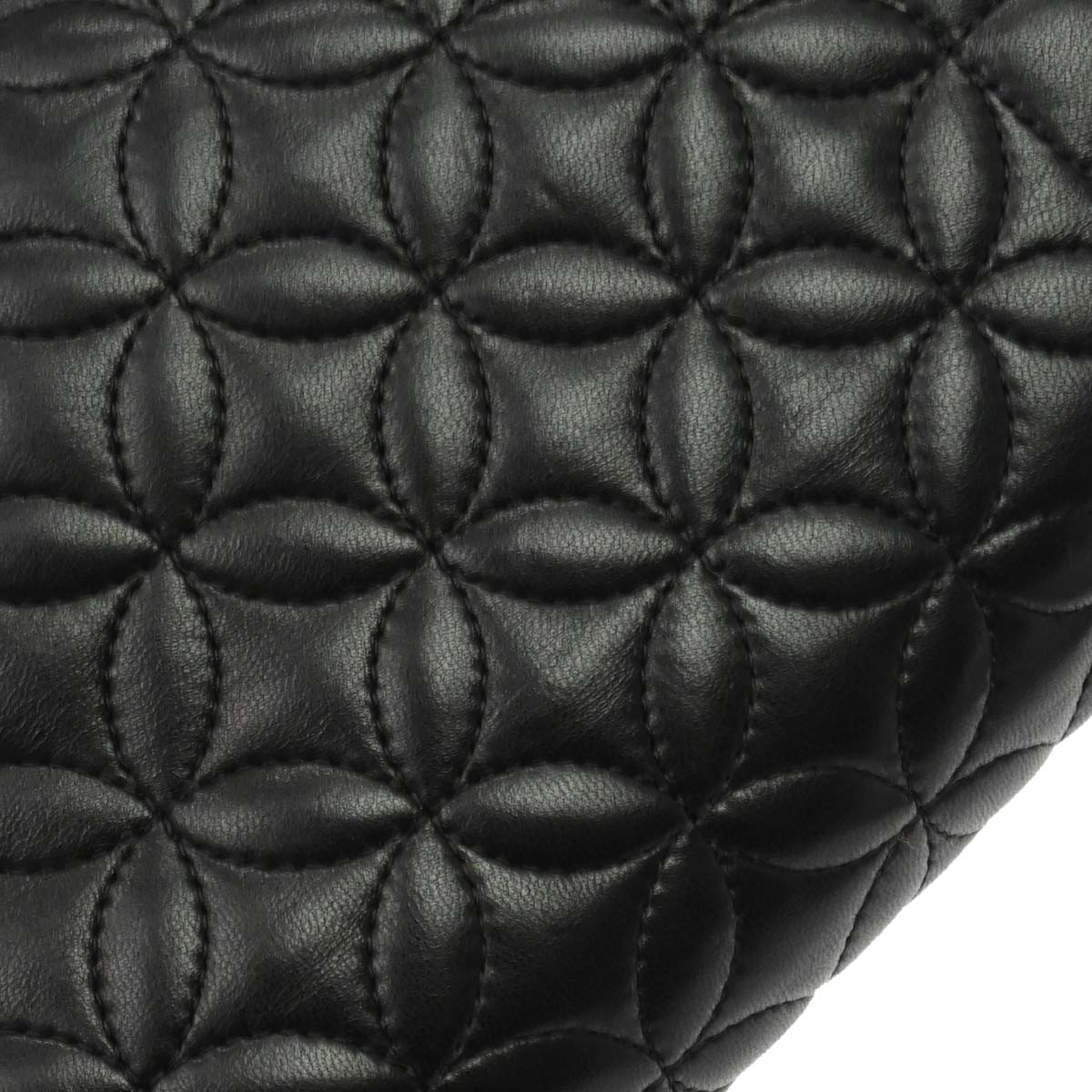Chanel Black Lambskin Lady Graphic Flap Shoulder Bag