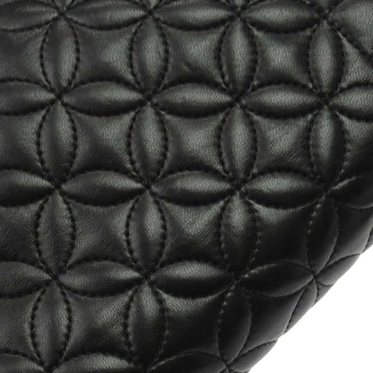 Chanel Black Lambskin Lady Graphic Flap Shoulder Bag