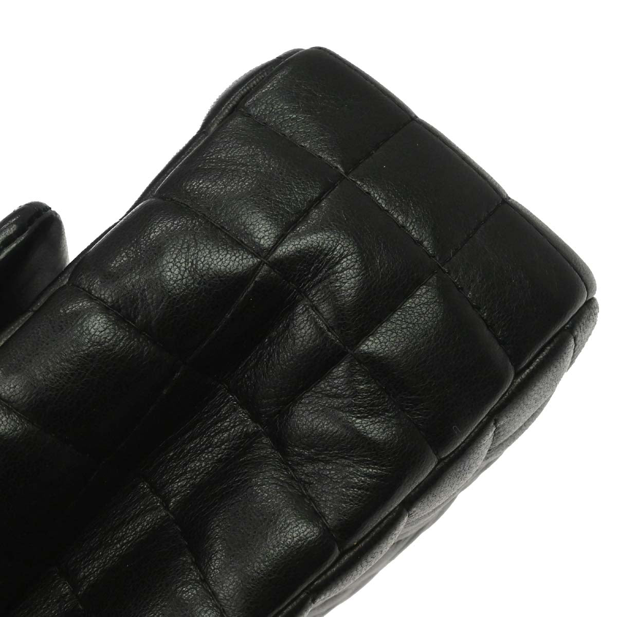 Chanel Black Lambskin Lady Graphic Flap Shoulder Bag