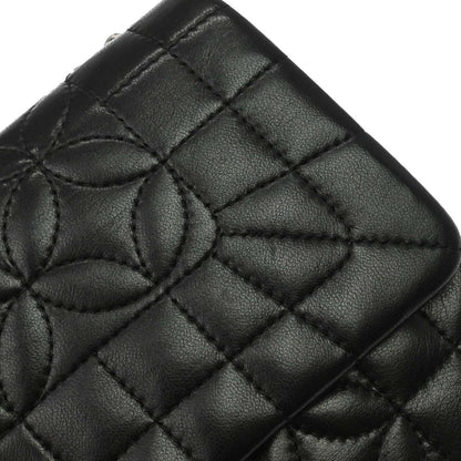 Chanel Black Lambskin Lady Graphic Flap Shoulder Bag