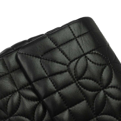 Chanel Black Lambskin Lady Graphic Flap Shoulder Bag