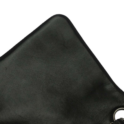 Chanel Black Lambskin Lady Graphic Flap Shoulder Bag
