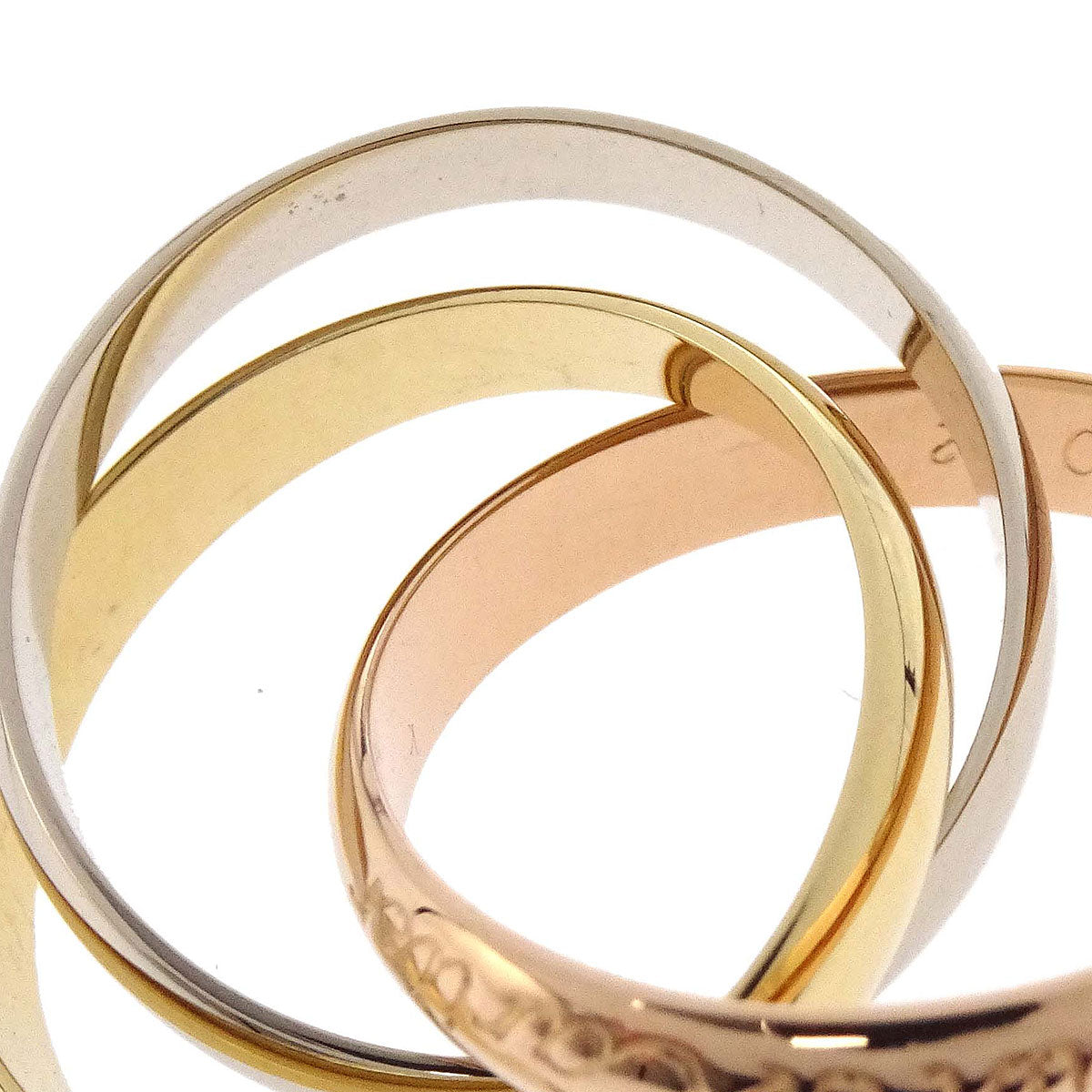 Cartier Must de Cartier Trinity Ring 750 #52 Jewelry