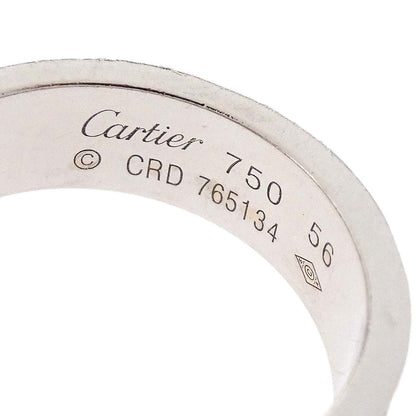 Cartier Love Ring Pave Diamond 750 CRD765134 #56 #55 Jewelry