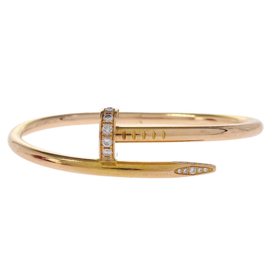 Cartier Juste Un Clou Bracelet #15 EJU488 Au750 Diamond Jewelry