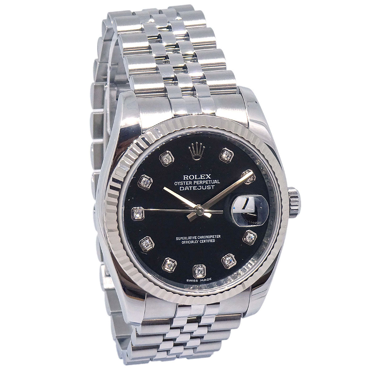 Rolex Oyster Perpetual Datejust 36mm Ref.116234G Self-winding Watch SS