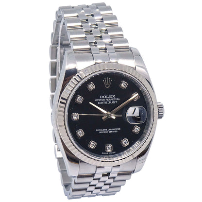 Rolex Oyster Perpetual Datejust 36mm Ref.116234G Self-winding Watch SS