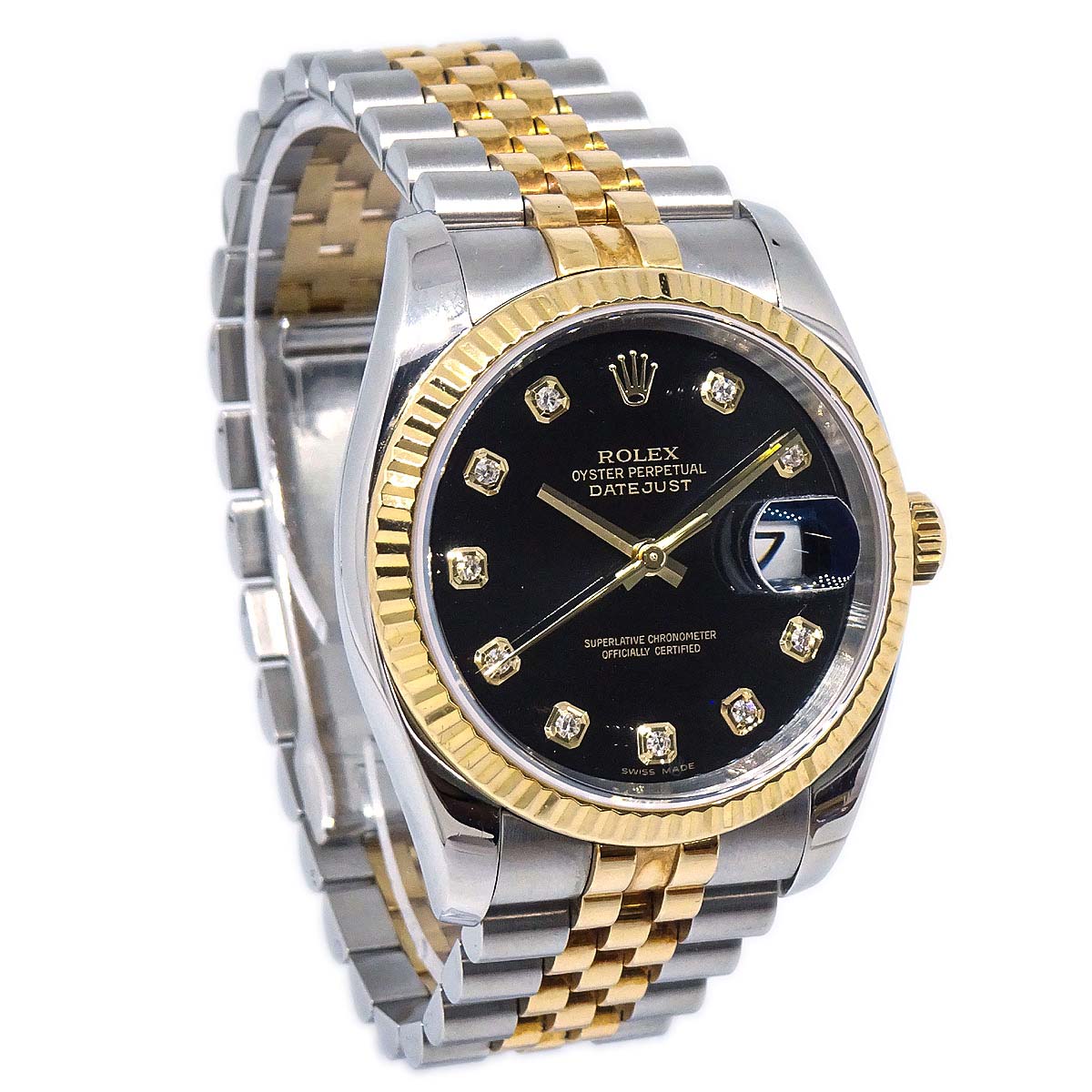 Rolex Oyster Perpetual Datejust 36mm Ref.116233G Self-winding Watch 18KYG