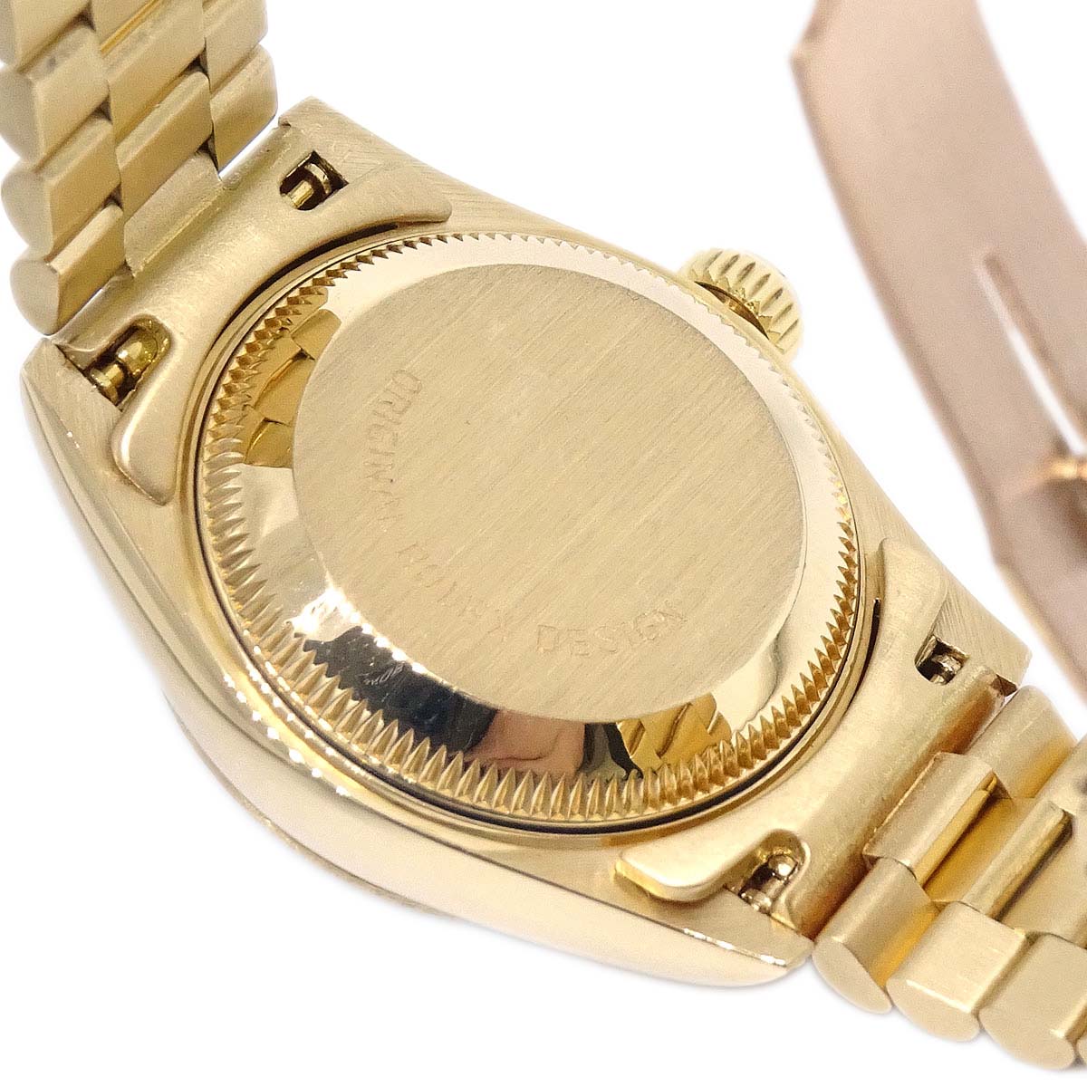 Rolex Oyster Perpetual Datejust 26mm Mahogany Dial Ref.69178 Watch 18KYG