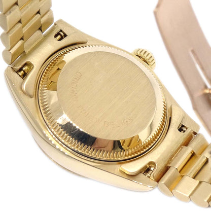 Rolex Oyster Perpetual Datejust 26mm Mahogany Dial Ref.69178 Watch 18KYG