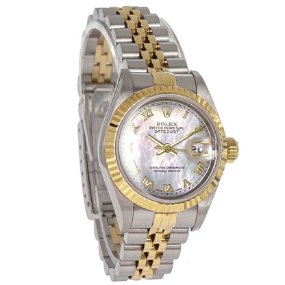 Rolex Oyster Perpetual Datejust 26mm Ref.79173NR Watch SS 18KYG