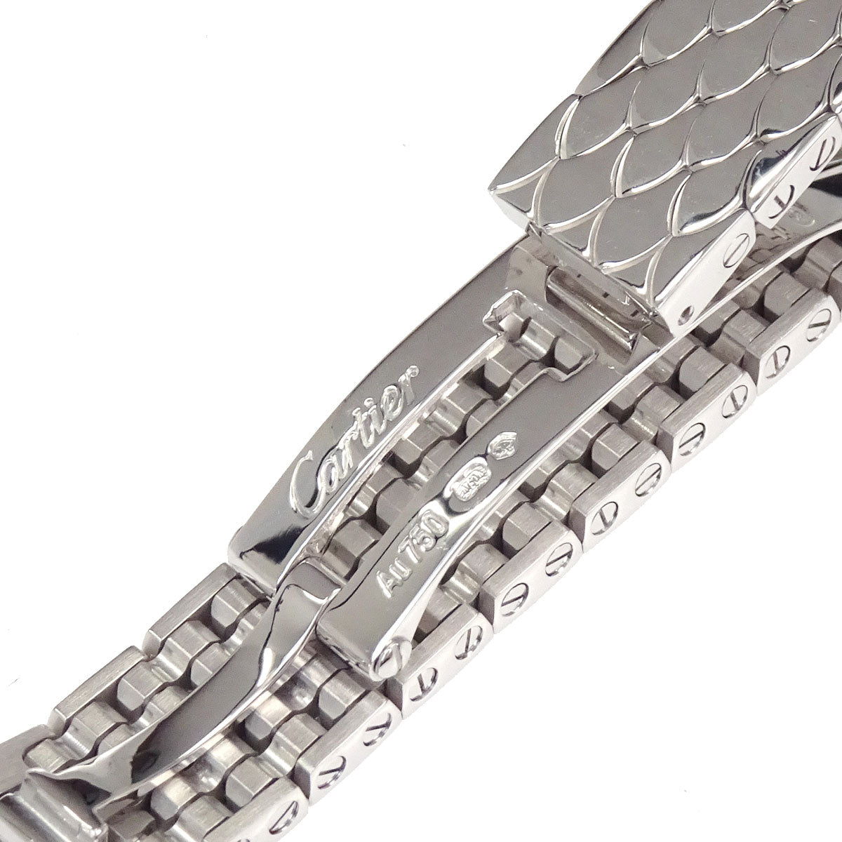 Cartier Tank American Mini 15mm Ref.3672 Quartz Watch 18KWG Diamond