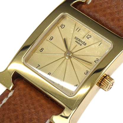 Hermes H Watch 21mm HH1.201 Quartz Courchevel Watch