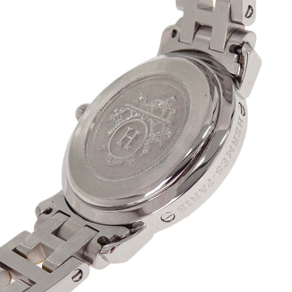 Hermes Ref.CL4.220 Clipper Date 24mm Quartz Watch SS Gold Plated