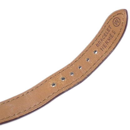 Hermes * Kelly Watch Quartz Watch Brown Crocodile ◯W