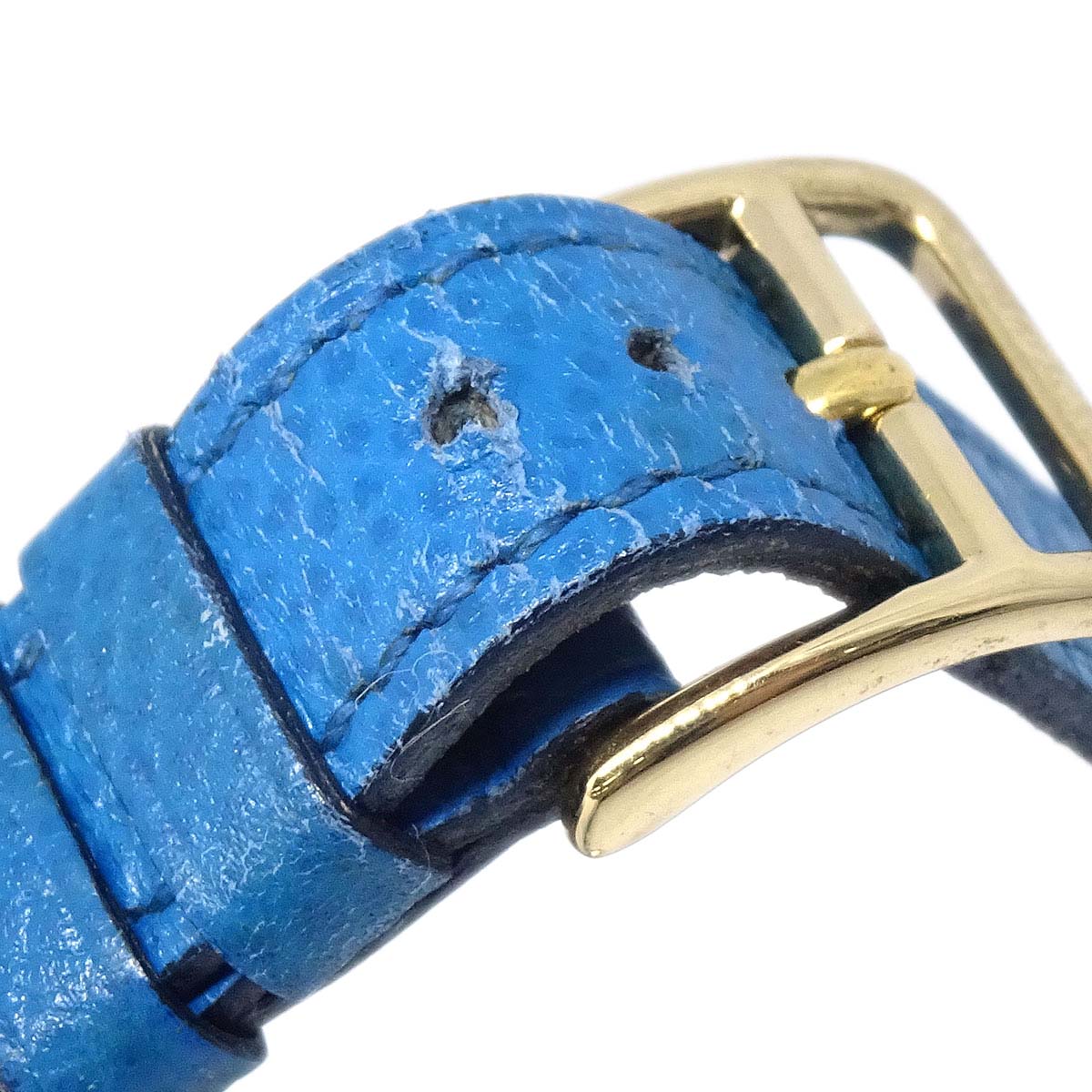Hermes Kelly Watch Quartz Watch Blue Courchevel □A