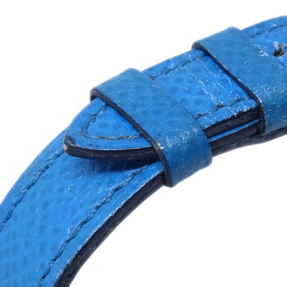Hermes Kelly Watch Quartz Watch Blue Courchevel □A