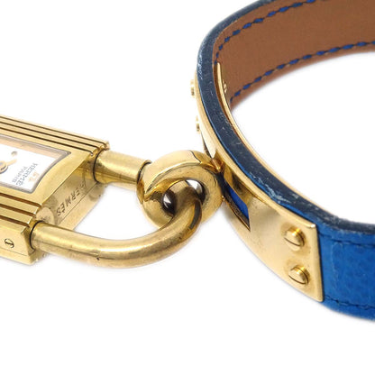 Hermes Kelly Watch Quartz Watch Blue Courchevel □A