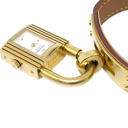 Hermes Kelly Watch Quartz Watch Yellow Courchevel ◯Y
