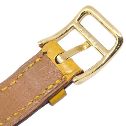 Hermes Kelly Watch Quartz Watch Yellow Courchevel ◯Y