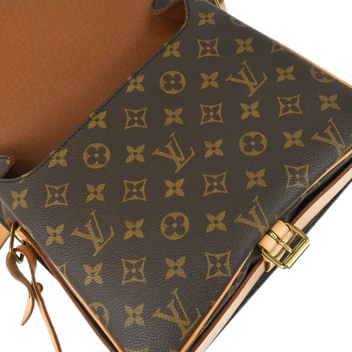 Louis Vuitton Monogram Cartouchiere GM Shoulder Bag M51252