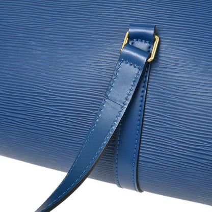 Louis Vuitton Blue Epi Soufflot Handbag M52225