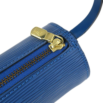 Louis Vuitton Blue Epi Soufflot Handbag M52225