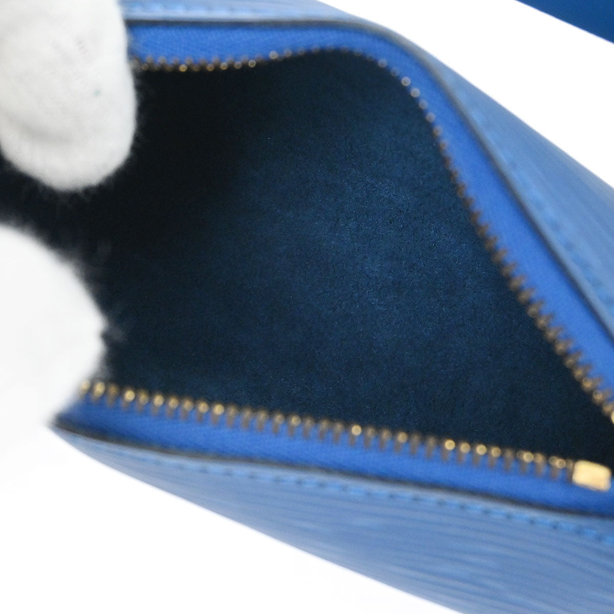 Louis Vuitton Blue Epi Soufflot Handbag M52225