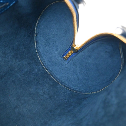 Louis Vuitton Blue Epi Soufflot Handbag M52225