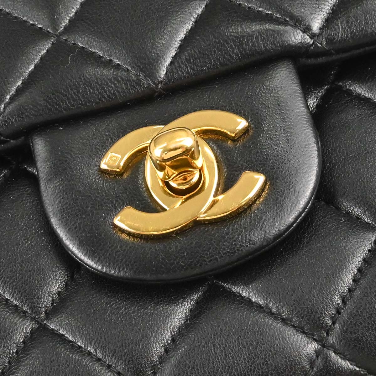 Chanel 1996-1997 Black Lambskin Classic Flap Backpack