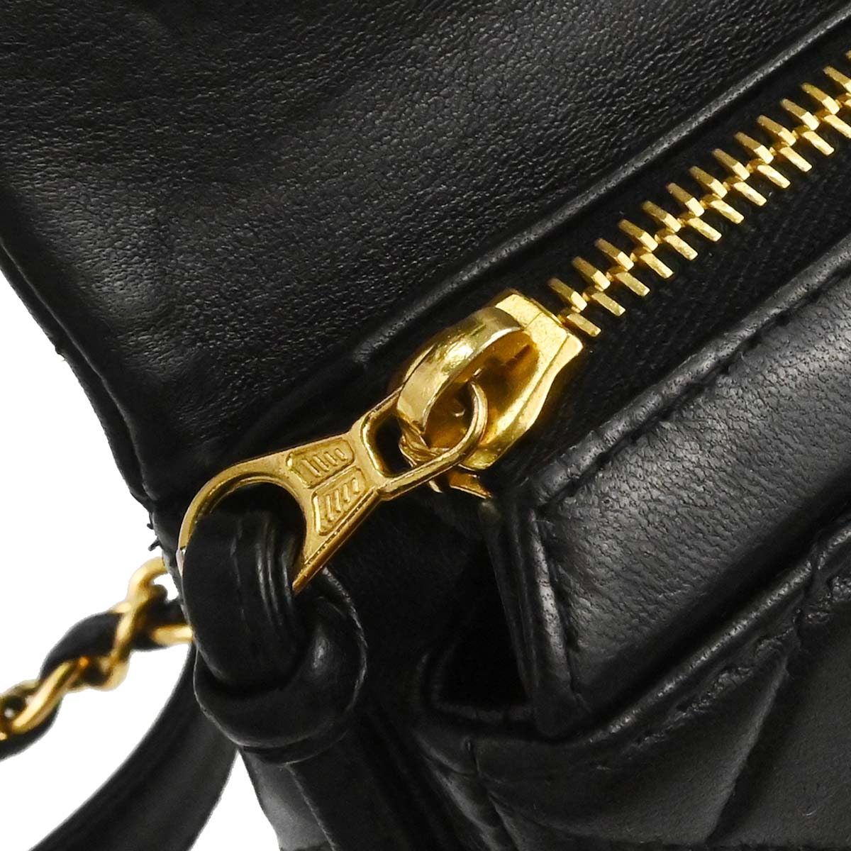 Chanel 1996-1997 Black Lambskin Classic Flap Backpack
